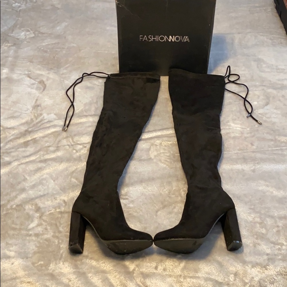 Fashion Nova Yukio Thigh High Boots